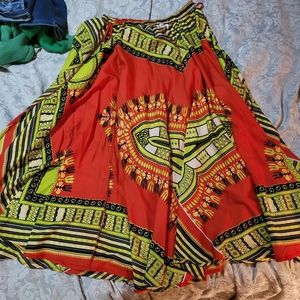 Red skirt